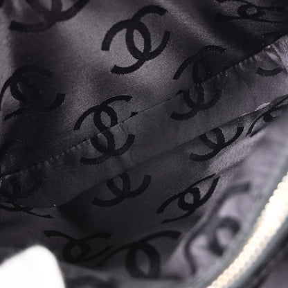 Chanel Black Caviar Chevron Handbag