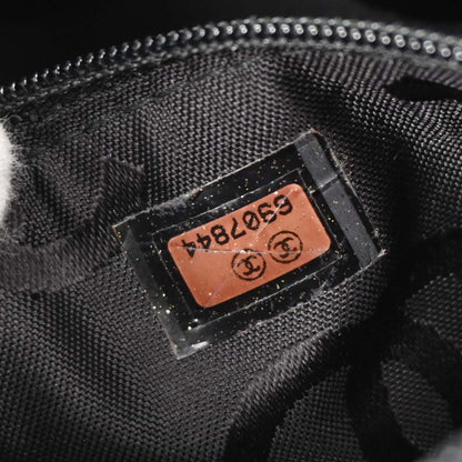 Chanel Black Caviar Chevron Handbag