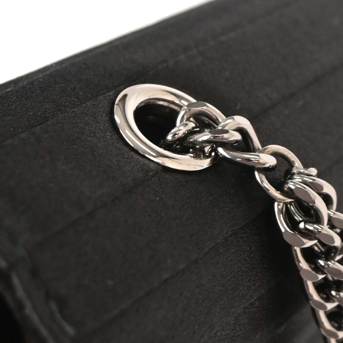 Chanel Black Satin Handbag