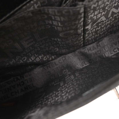 Chanel Black Satin Handbag