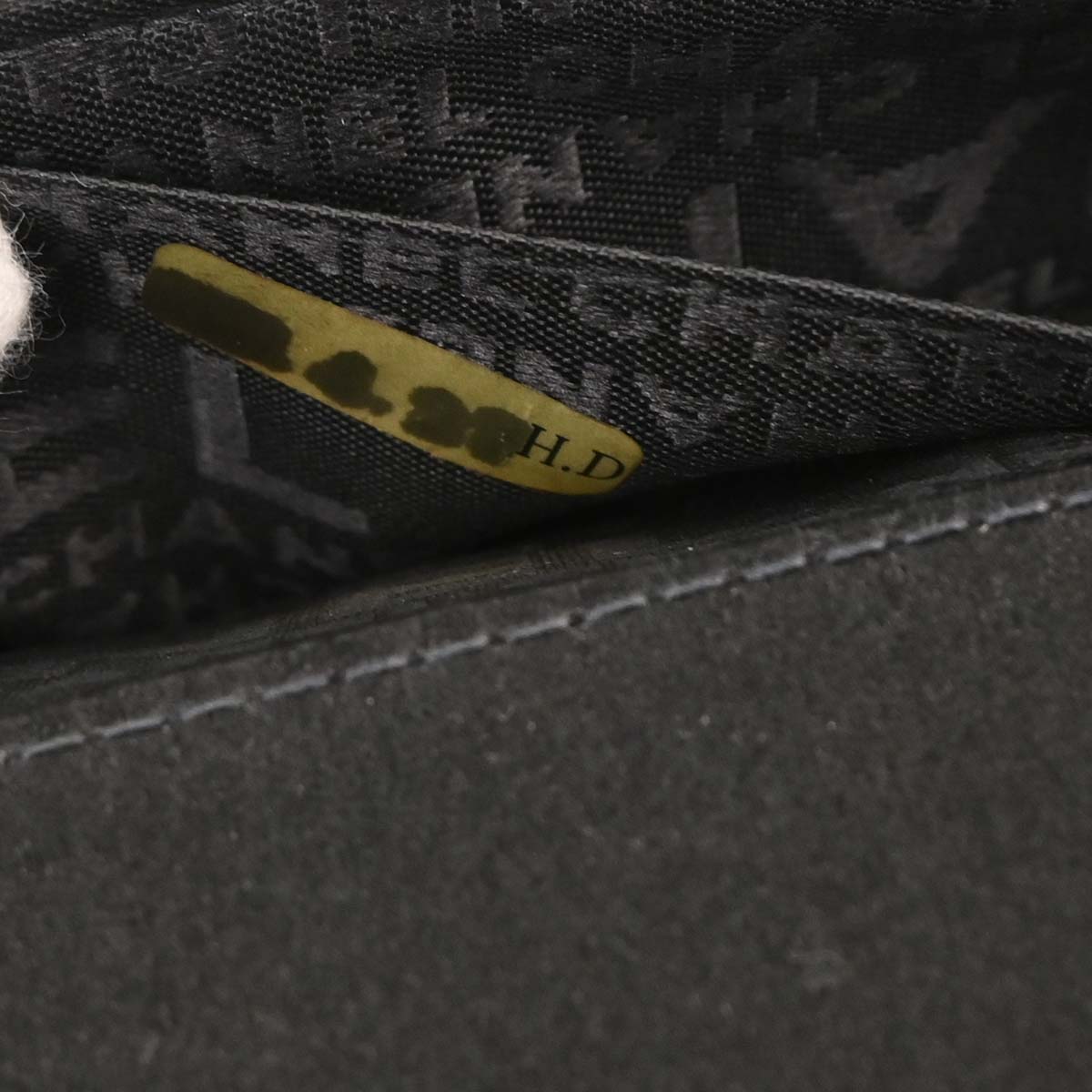 Chanel Black Satin Handbag