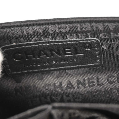 Chanel Black Satin Handbag