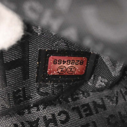 Chanel Black Satin Handbag