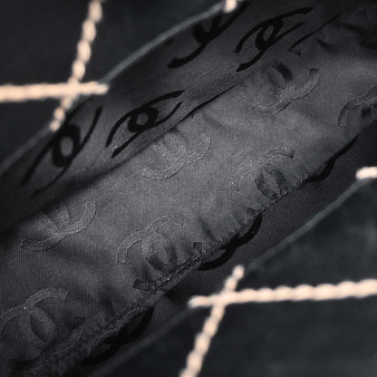 Chanel Black Calfskin Wild Stitch Handbag