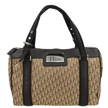 Christian Dior Beige Canvas Trotter Handbag