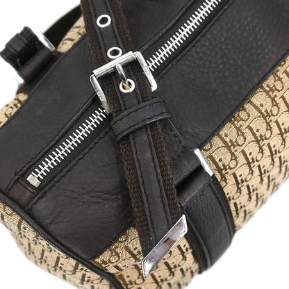 Christian Dior Beige Canvas Trotter Handbag