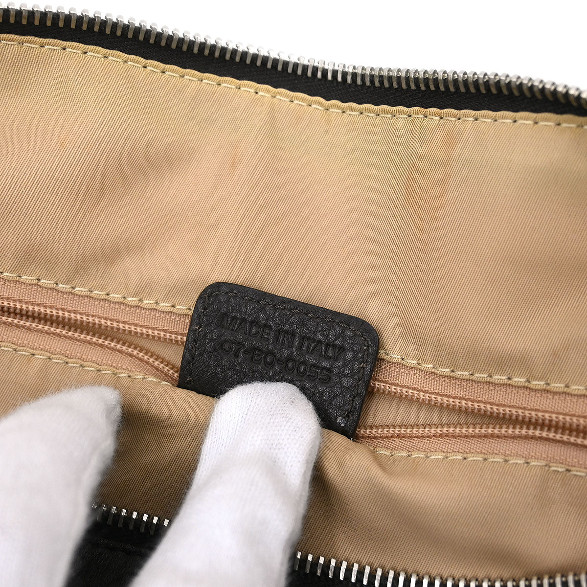 Christian Dior Beige Canvas Trotter Handbag