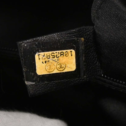 Chanel * 2005-2006 Black Lapin Fur Caviar Handbag