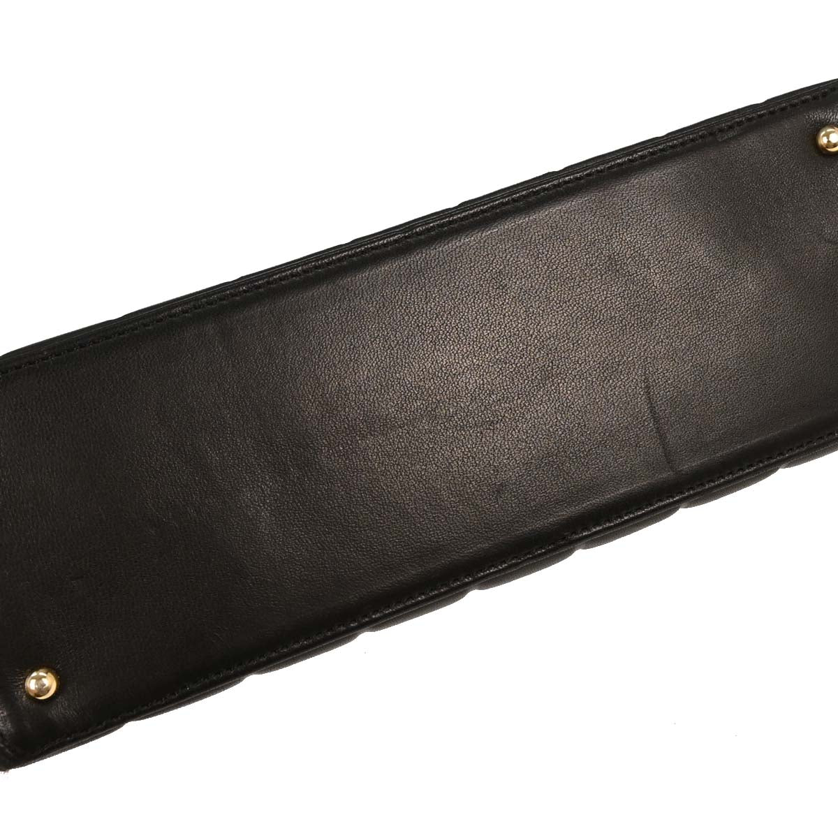 Chanel Black Lambskin Choco Bar Tote Shoulder Bag