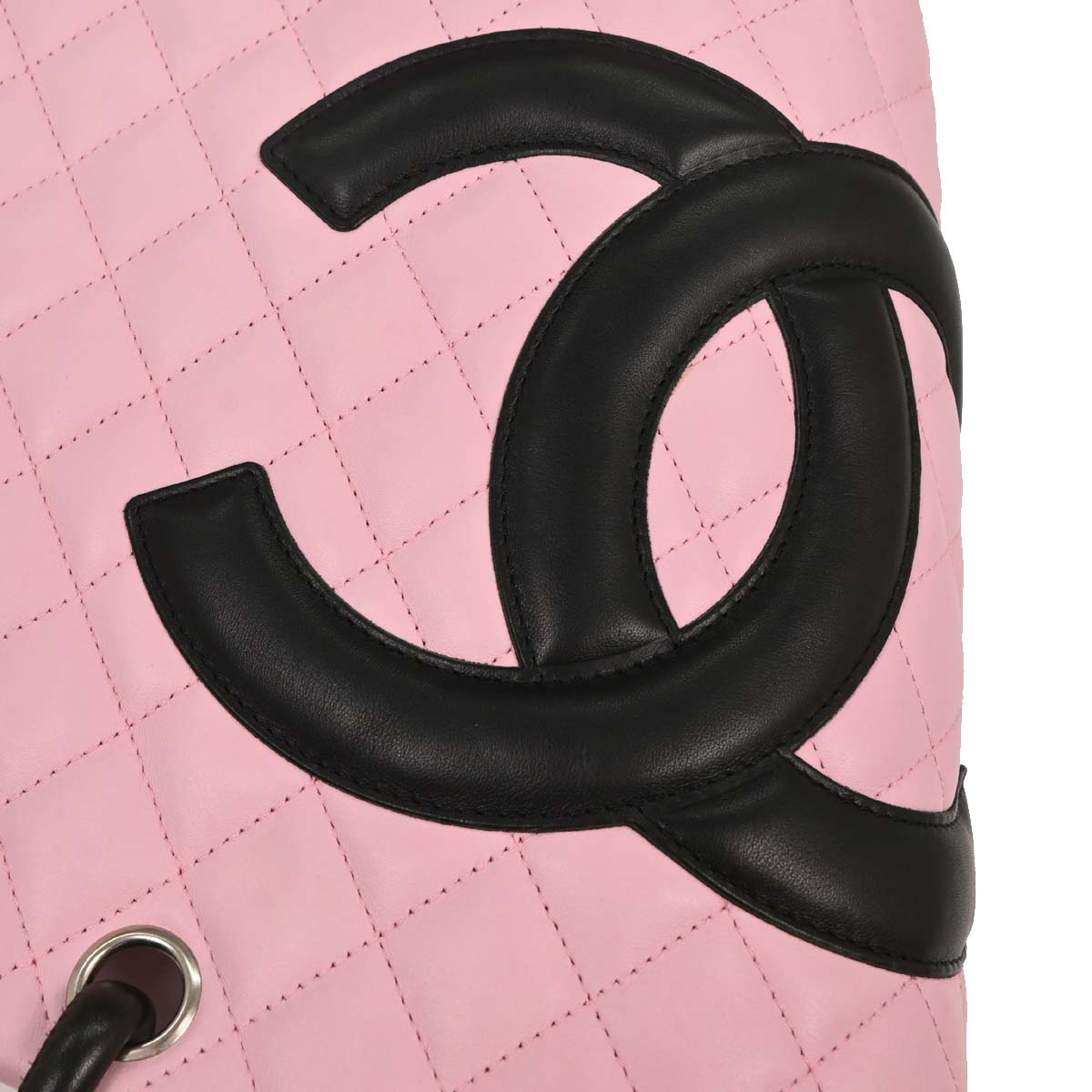 Chanel Pink Calfskin Cambon Ligne Tote Handbag