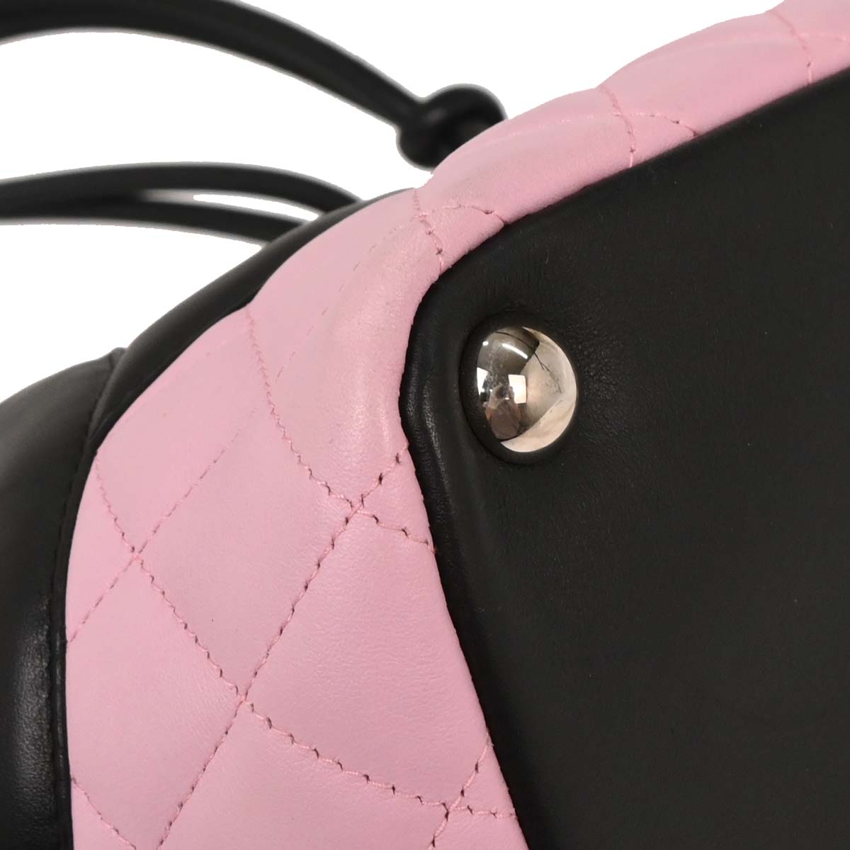 Chanel Pink Calfskin Cambon Ligne Tote Handbag