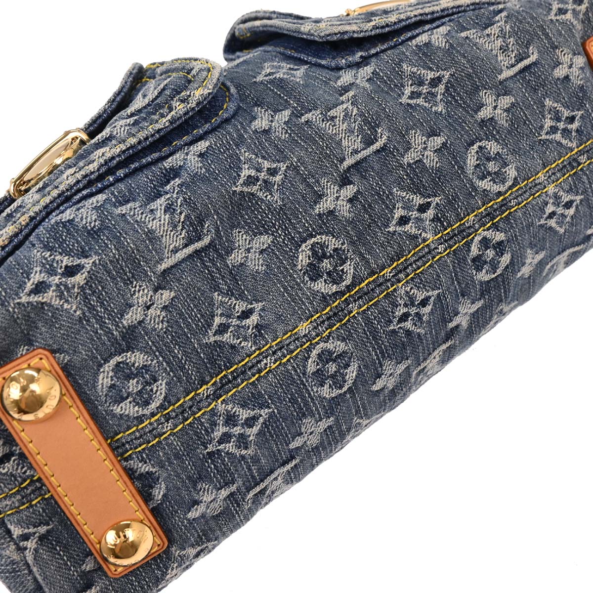 Louis Vuitton Blue Monogram Denim Baggy PM Shoulder Bag M95049