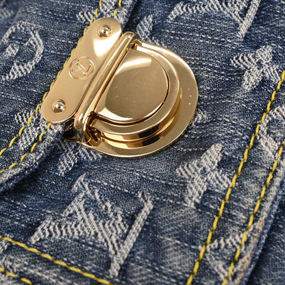 Louis Vuitton Blue Monogram Denim Baggy PM Shoulder Bag M95049