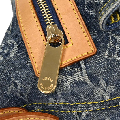 Louis Vuitton Blue Monogram Denim Baggy PM Shoulder Bag M95049