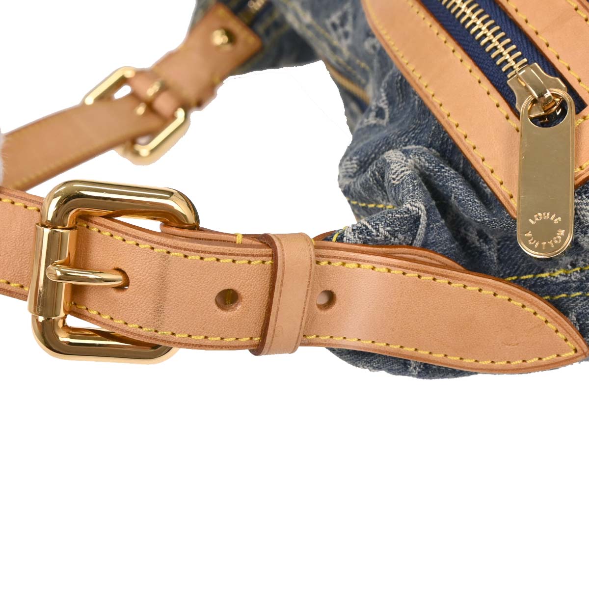 Louis Vuitton Blue Monogram Denim Baggy PM Shoulder Bag M95049