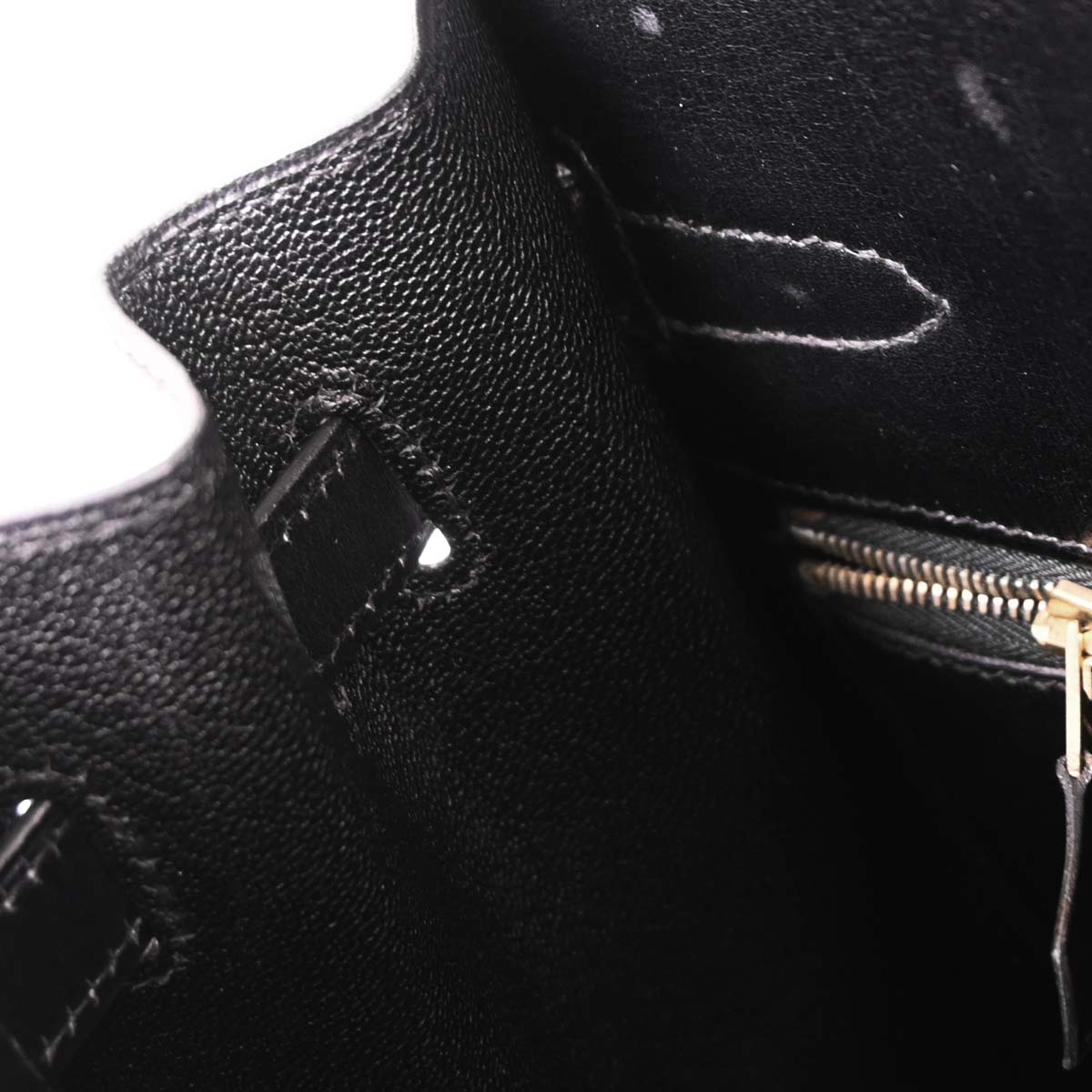 Hermes Black Box Calf Kelly 35 Sellier 2way Shoulder Handbag