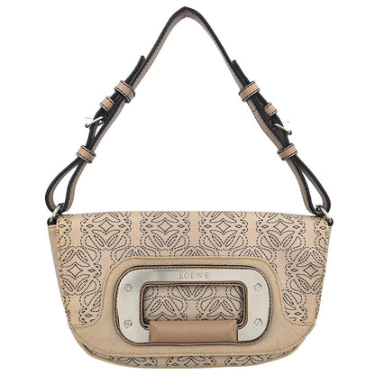 Loewe * Beige Leather Anagram Handbag
