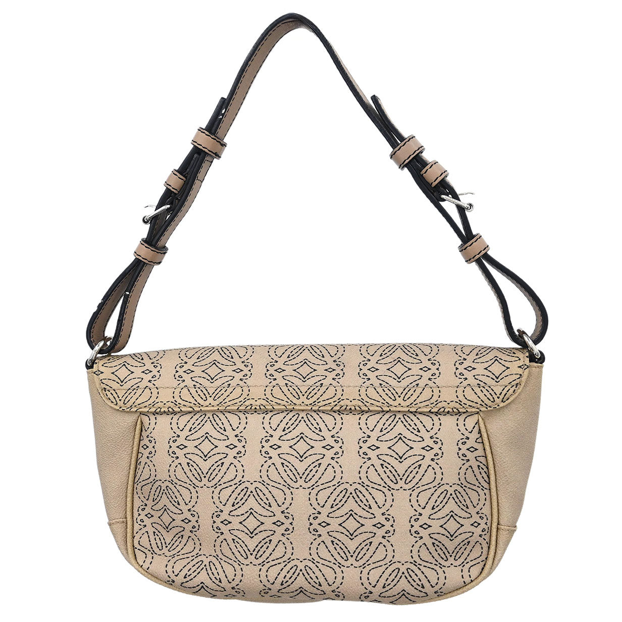 Loewe * Beige Leather Anagram Handbag