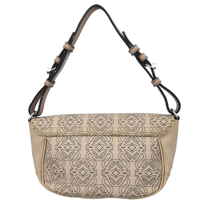 Loewe * Beige Leather Anagram Handbag