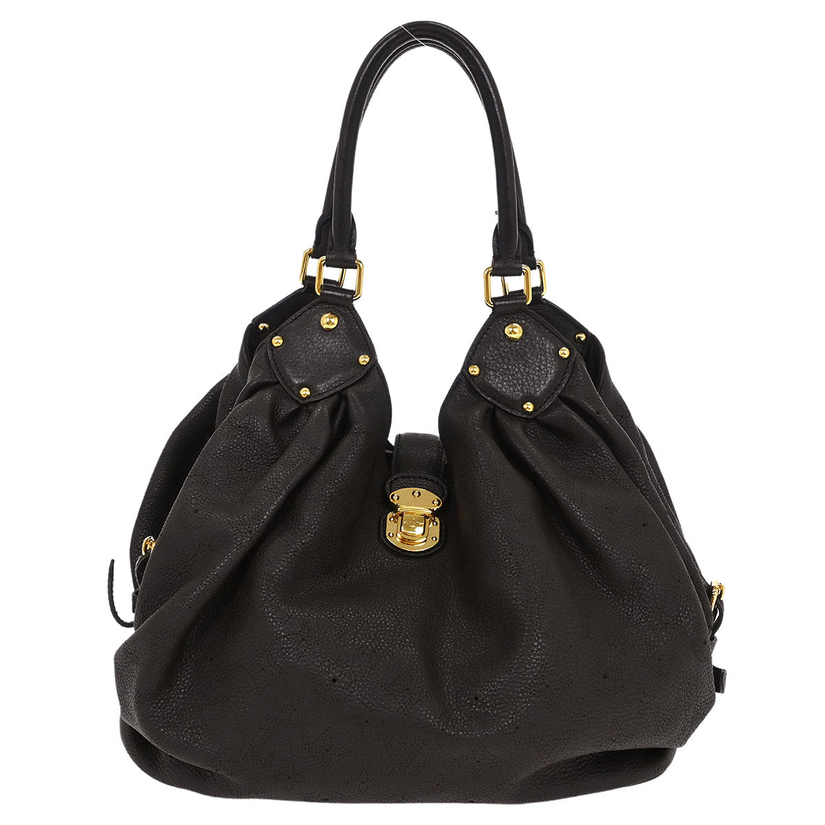 Louis Vuitton Brown Mahina L Hobo Handbag M95765