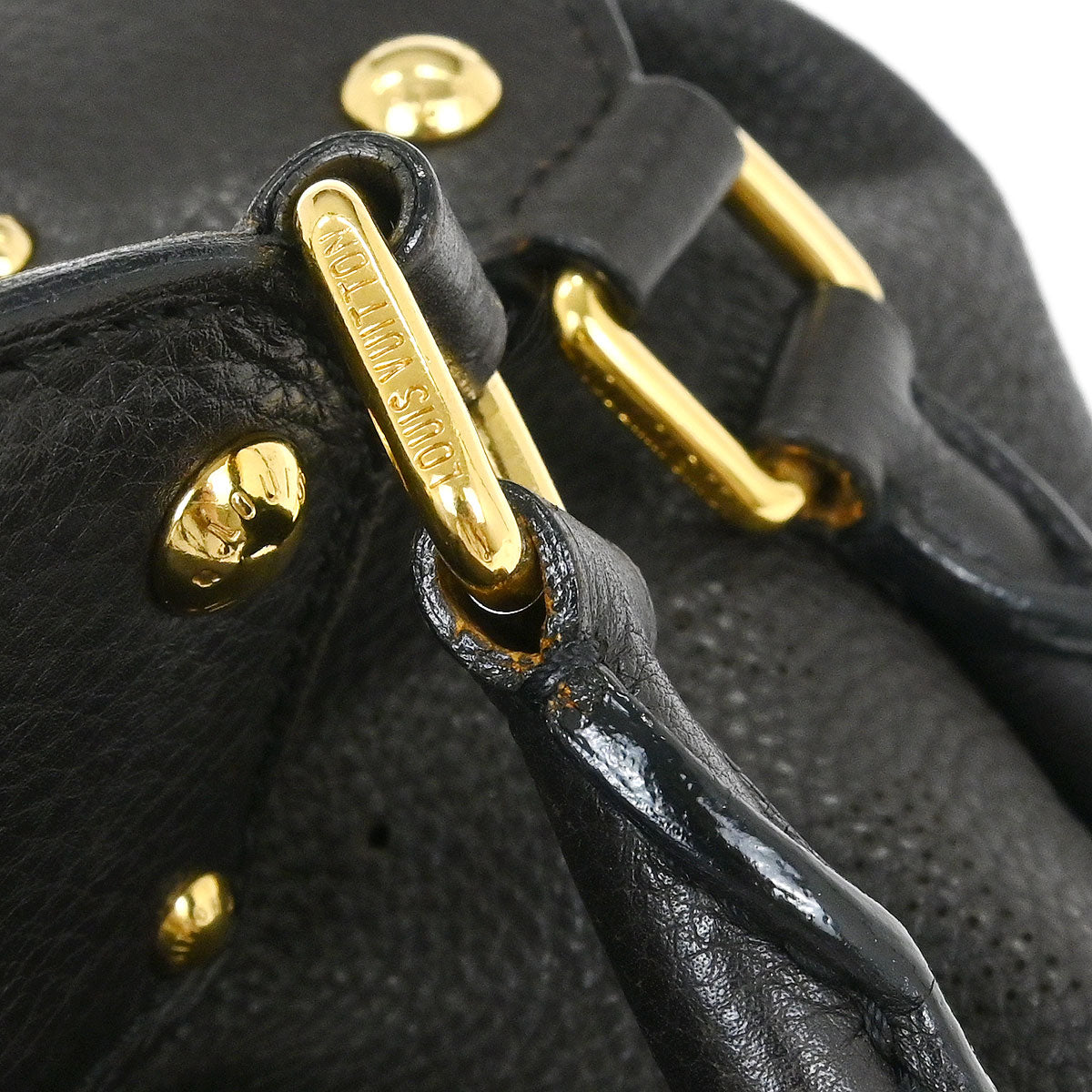 Louis Vuitton Brown Mahina L Hobo Handbag M95765