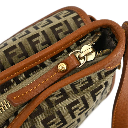 Fendi Brown Zucchino Shoulder Bag
