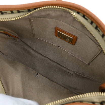 Fendi Brown Zucchino Shoulder Bag