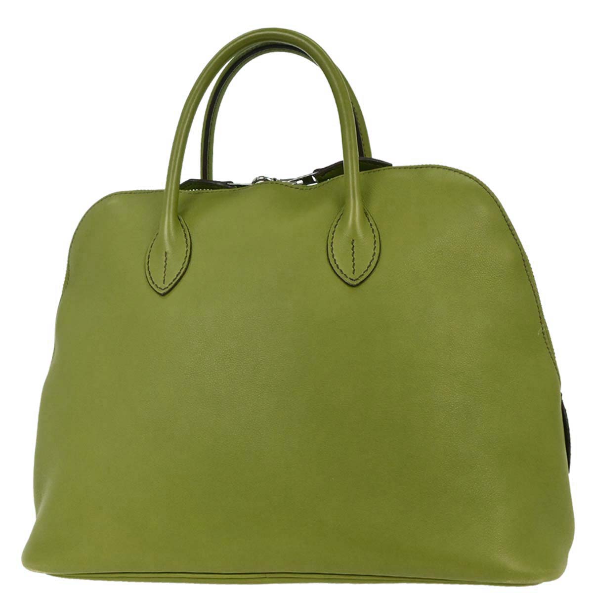 Hermes Anis Green Veau Swift Bolide 1923 Handbag