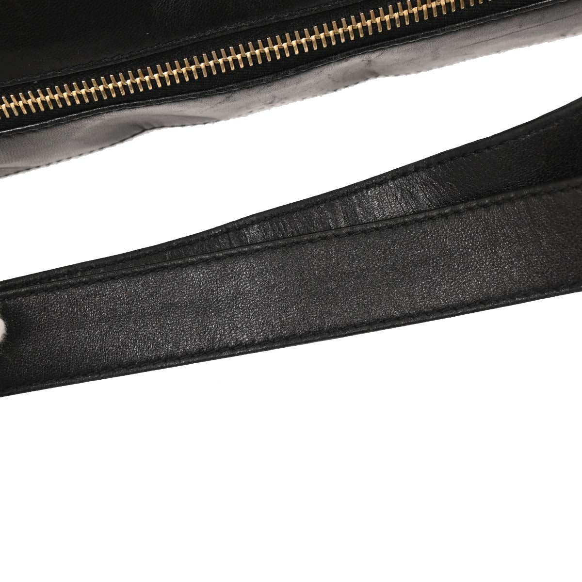 Chanel Black Lambskin Choco Bar Shoulder Bag