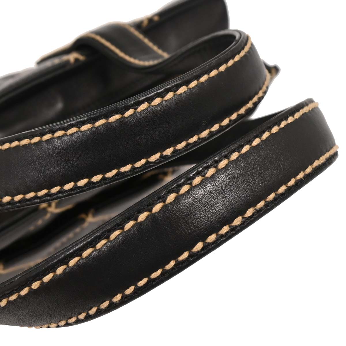 Chanel Black Calfskin Wild Stitch Handbag