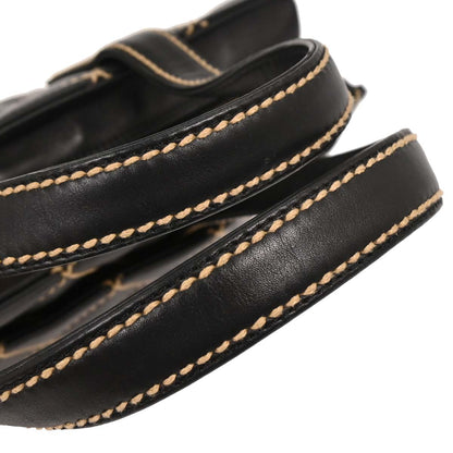 Chanel Black Calfskin Wild Stitch Handbag