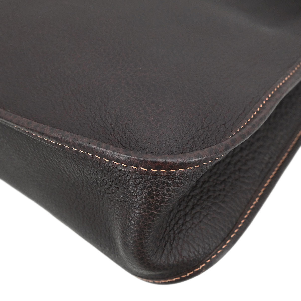 Hermes Havane Buffalo Vespa GM Shoulder Bag