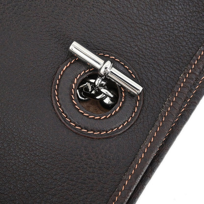 Hermes Havane Buffalo Vespa GM Shoulder Bag