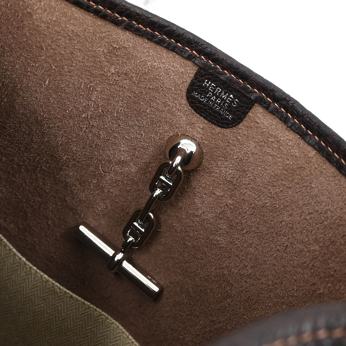 Hermes Havane Buffalo Vespa GM Shoulder Bag