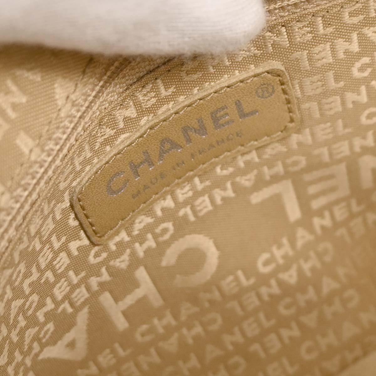 Chanel 2004-2005 Silver Caviar Fringe Handbag