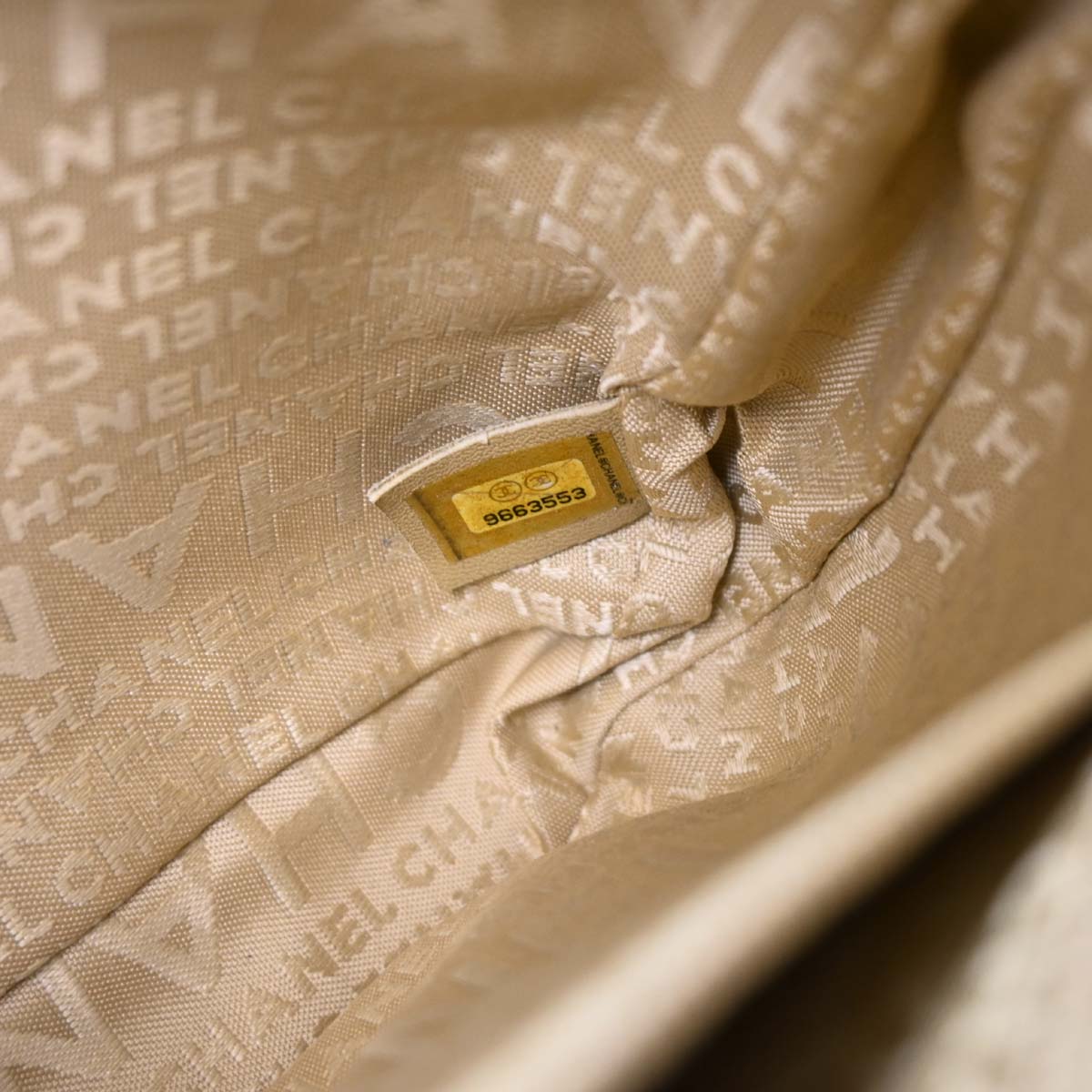 Chanel 2004-2005 Silver Caviar Fringe Handbag