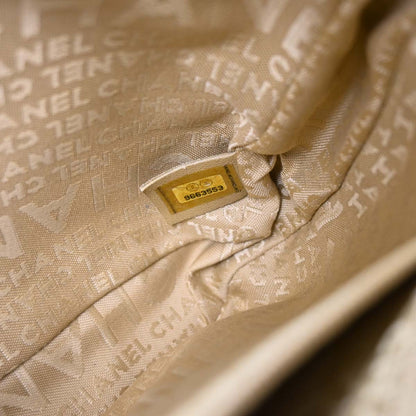 Chanel 2004-2005 Silver Caviar Fringe Handbag