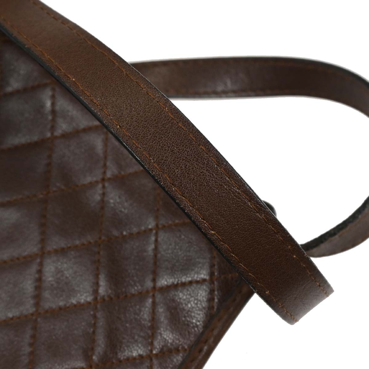 Yves Saint Laurent Brown Shoulder Bag