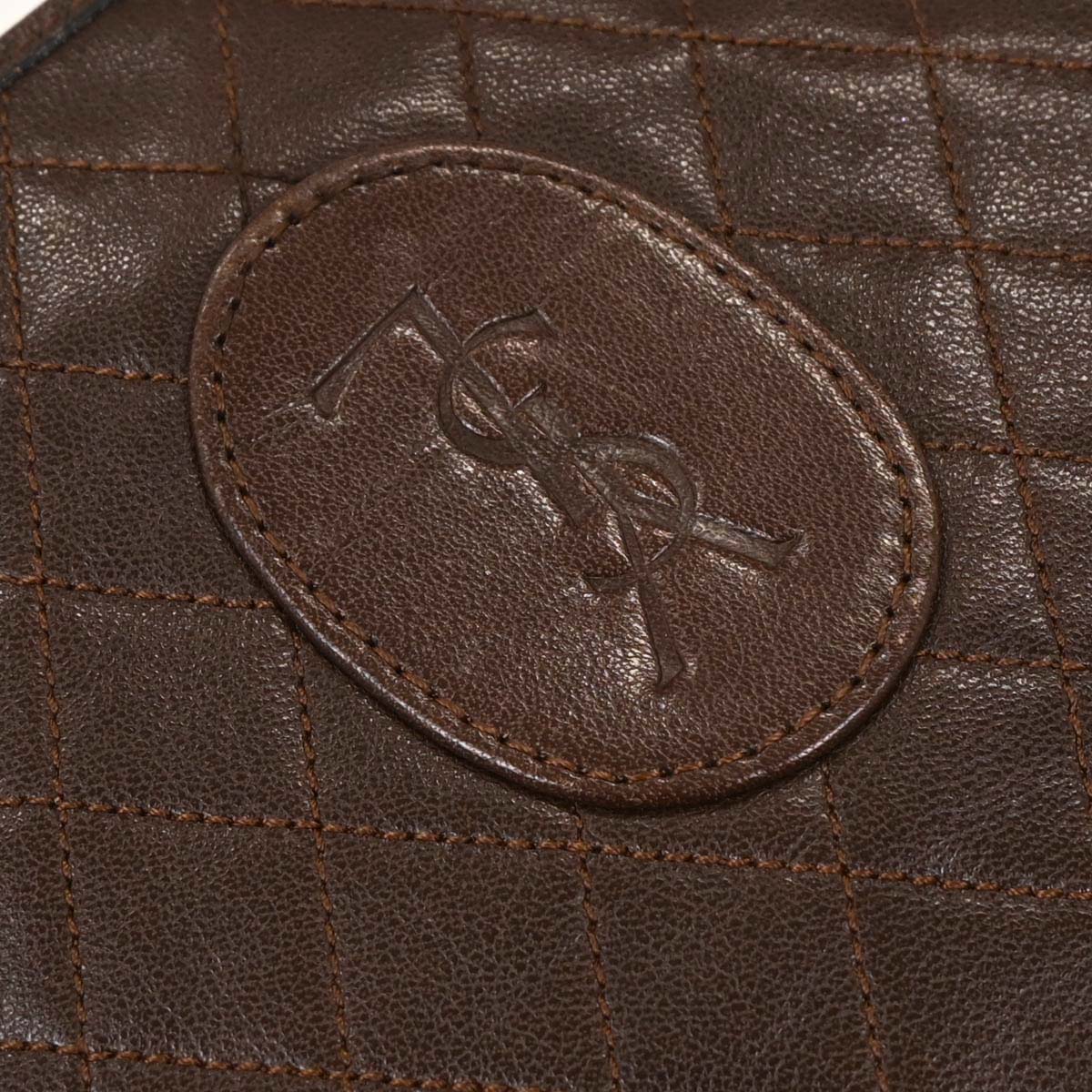 Yves Saint Laurent Brown Shoulder Bag