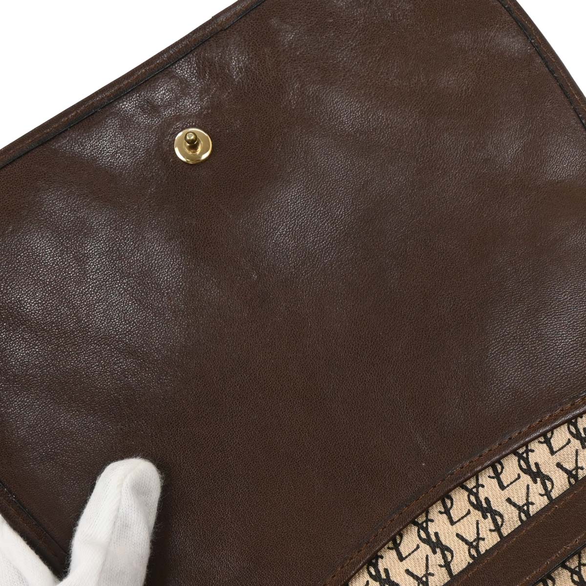 Yves Saint Laurent Brown Shoulder Bag