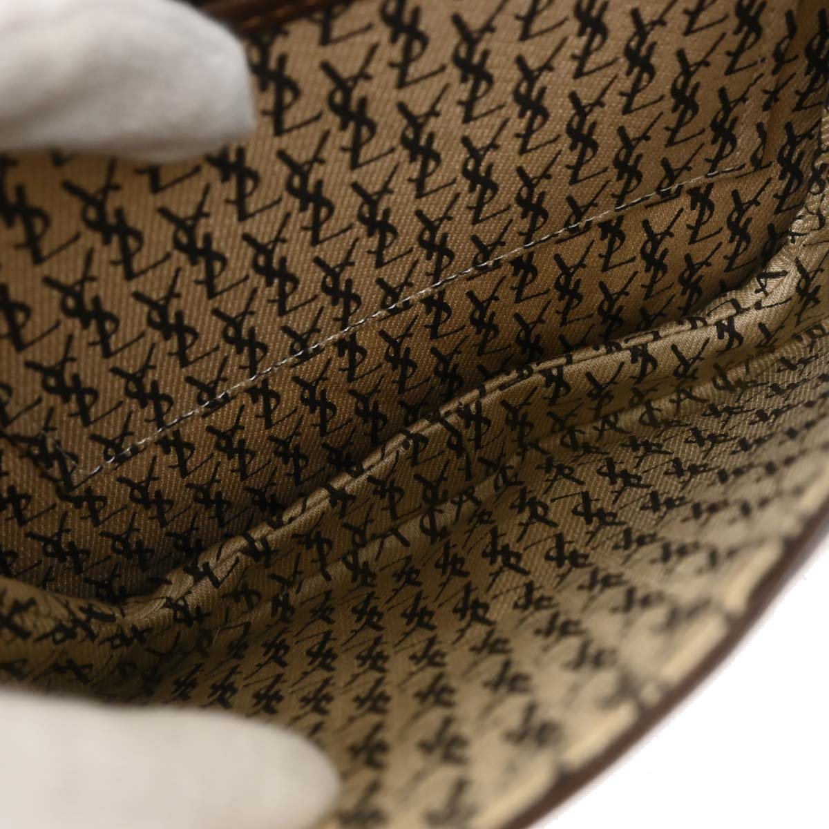 Yves Saint Laurent Brown Shoulder Bag