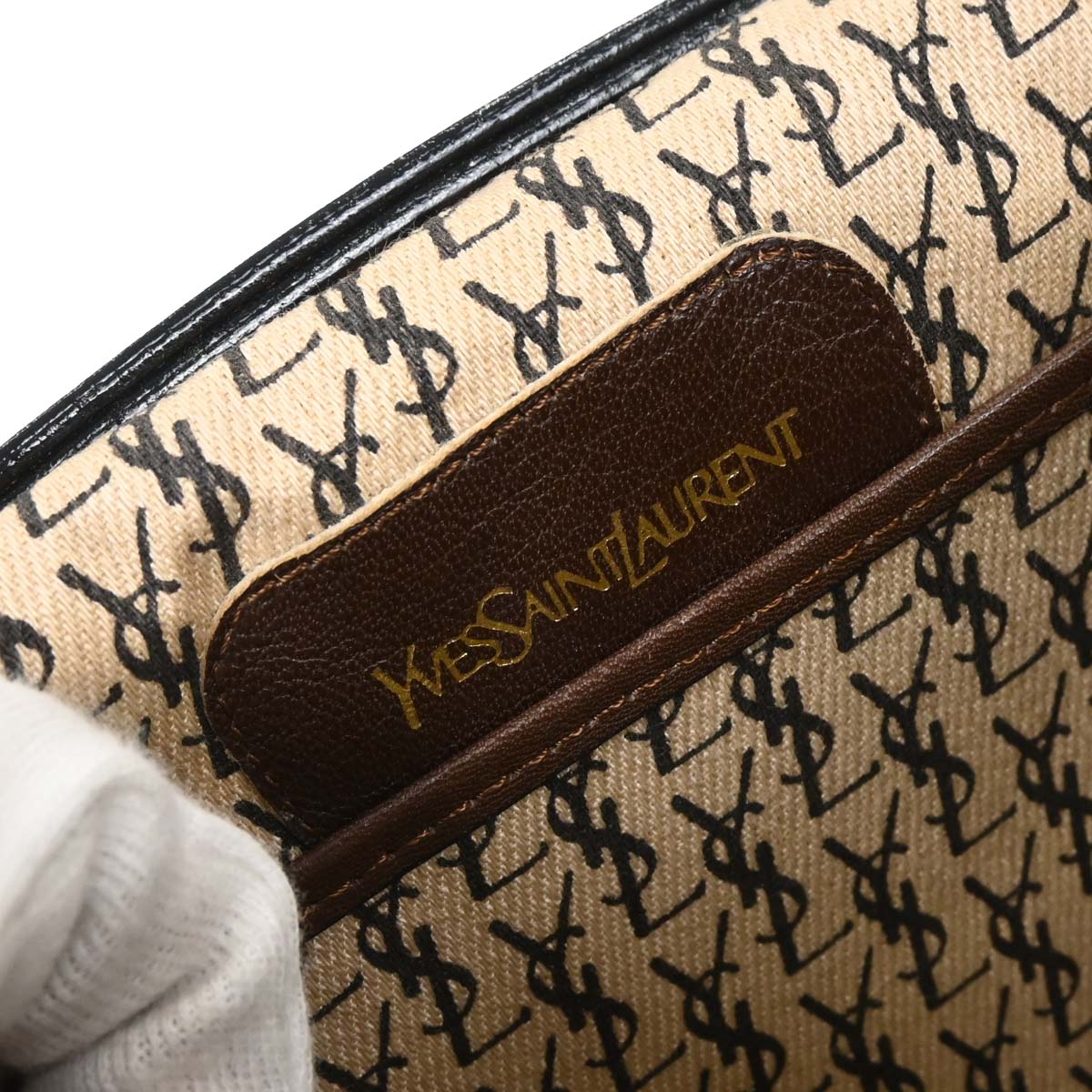 Yves Saint Laurent Brown Shoulder Bag