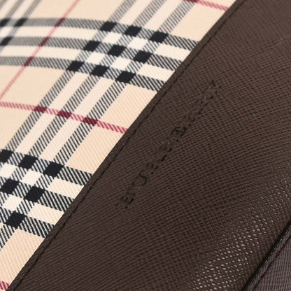 Burberry Beige Brown Burberry Check Shoulder Bag