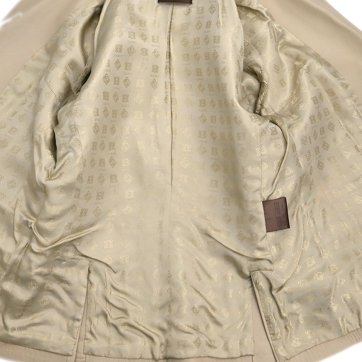 Loewe Single Breasted Jacket Beige #46