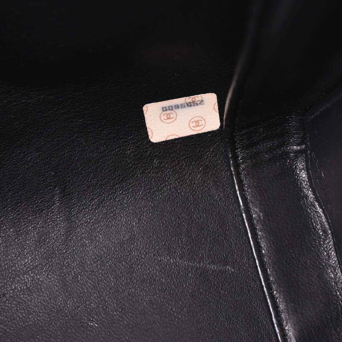 Chanel 1991-1994 Black Lambskin Shoulder Bag