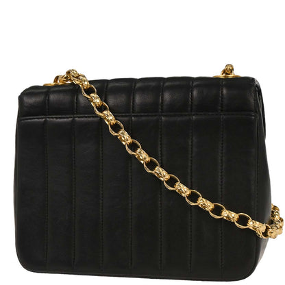 Chanel Black Lambskin Mademoiselle Shoulder Bag