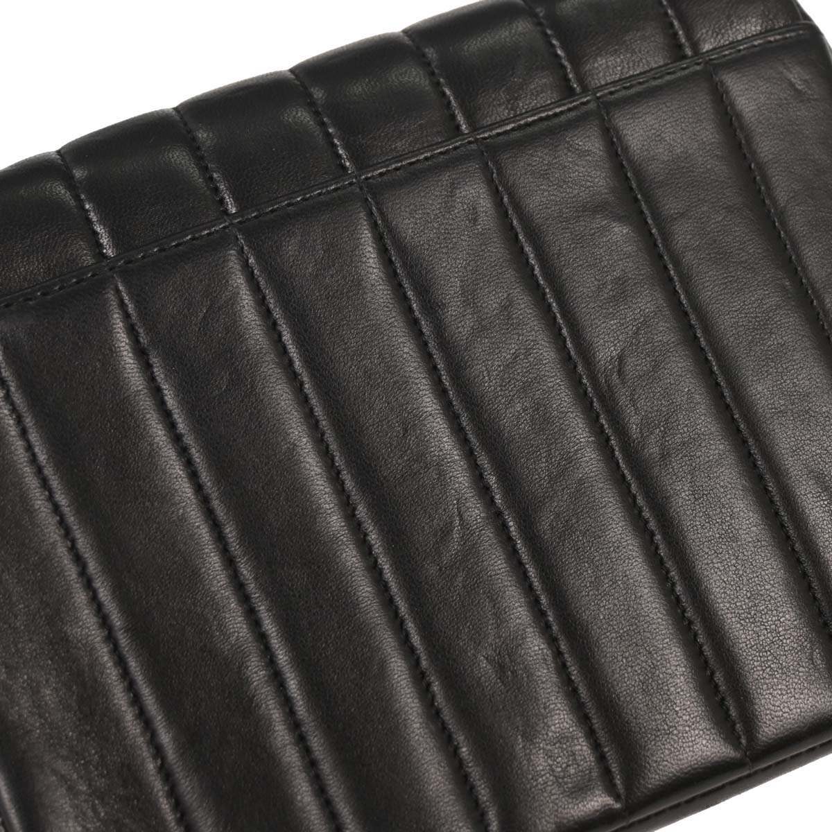 Chanel Black Lambskin Mademoiselle Shoulder Bag