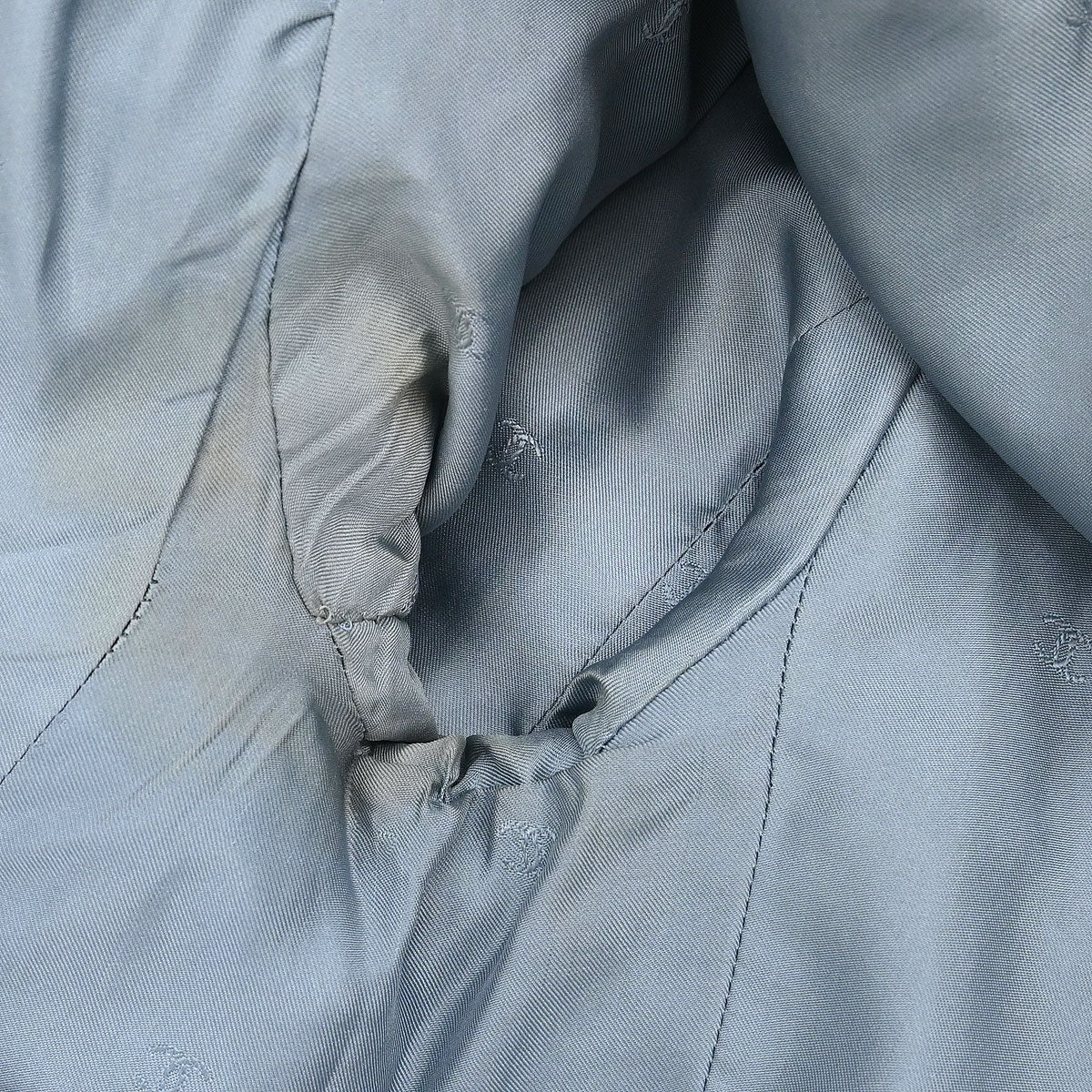 Chanel Single Breasted Collarless Jacket Blue #36