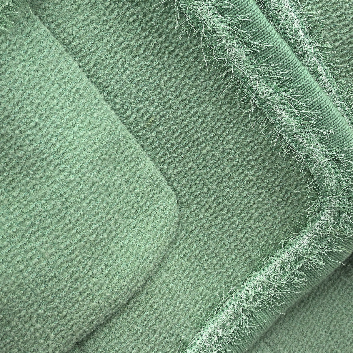 Chanel Setup Suit Jacket Skirt Light Green #42