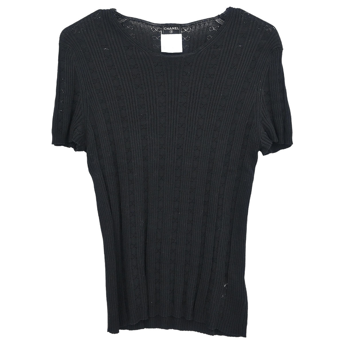 Chanel Short Sleeve Top Black #42